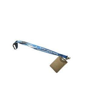 Blue Airport Community Watch ID Badge Card Holder